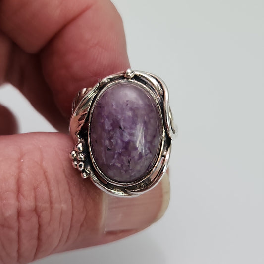 Charoite Ring sz 7