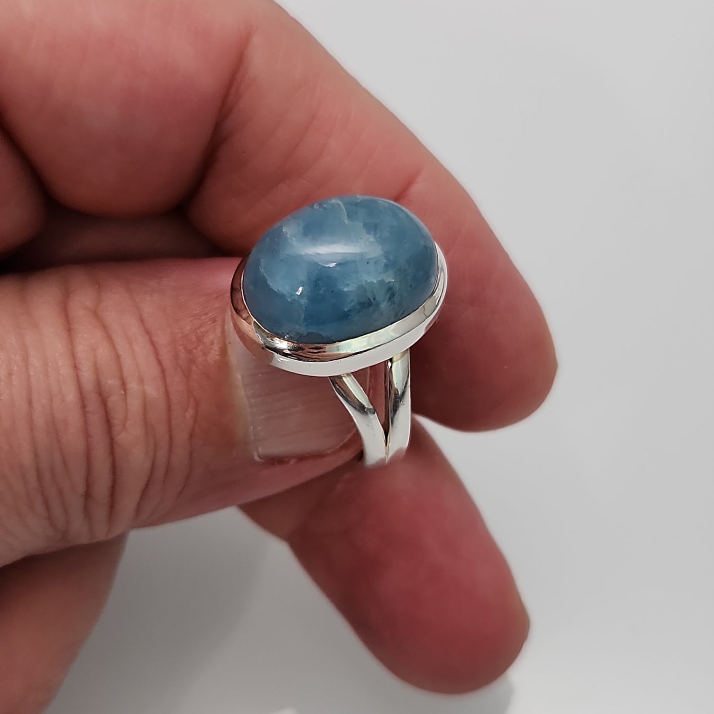 Aquamarine Ring sz 10.5