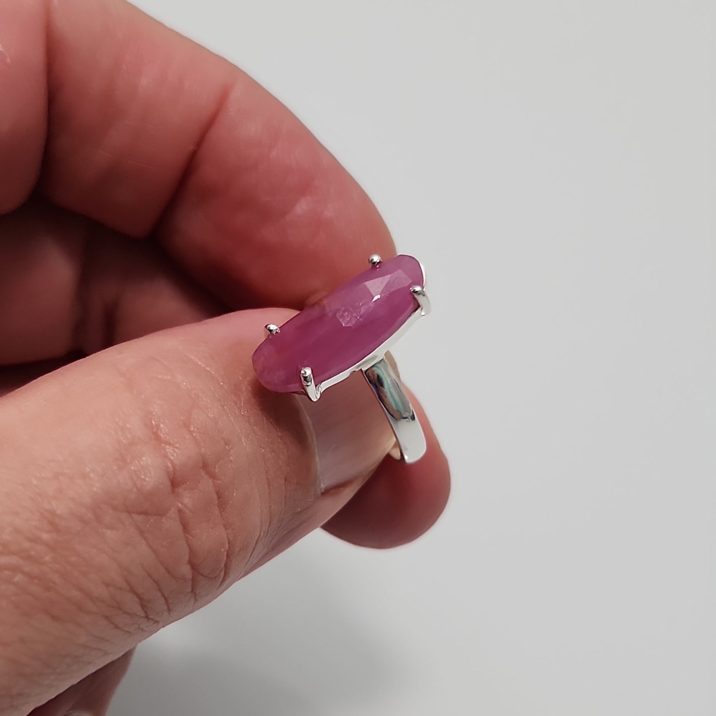 Pink Sapphire Ring sz 7