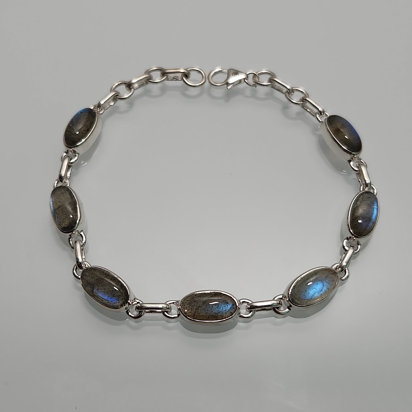 Labradorite Bracelet Adjustable 7.5-8.5"