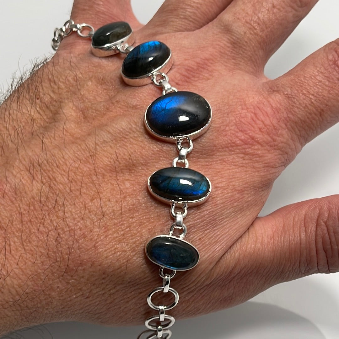 Labradorite Bracelet Adjustable 6-7.25”