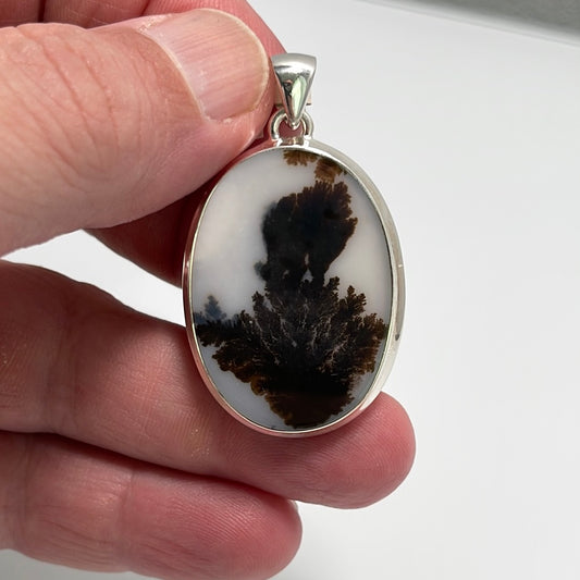 Dendritic Agate Pendant