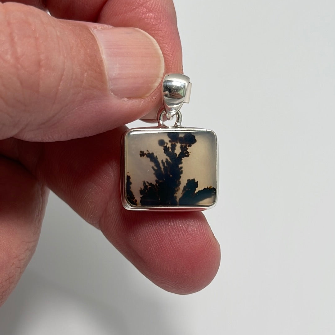 Dendritic Agate Pendant