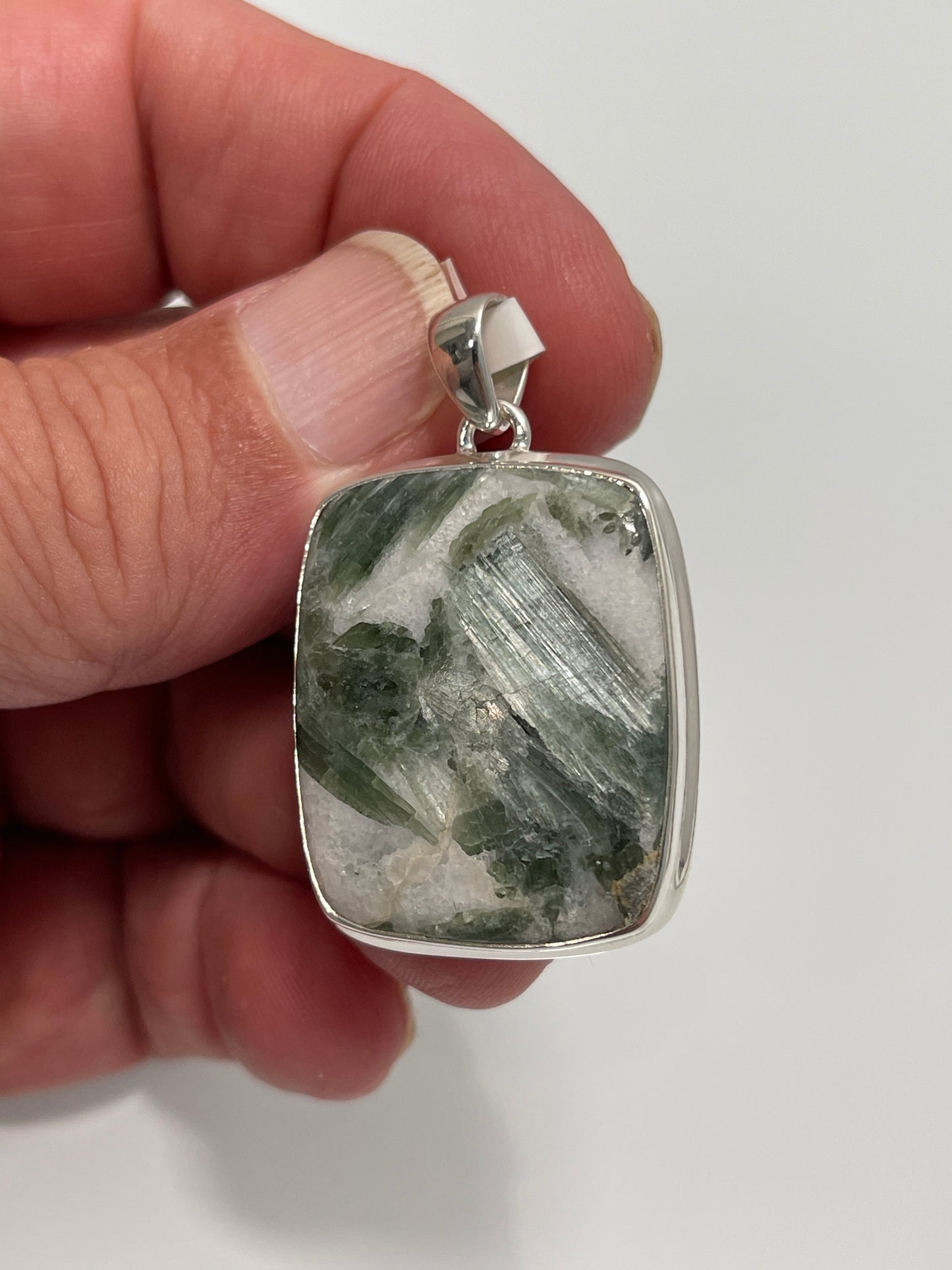 Tourmaline in Quartz Pendant