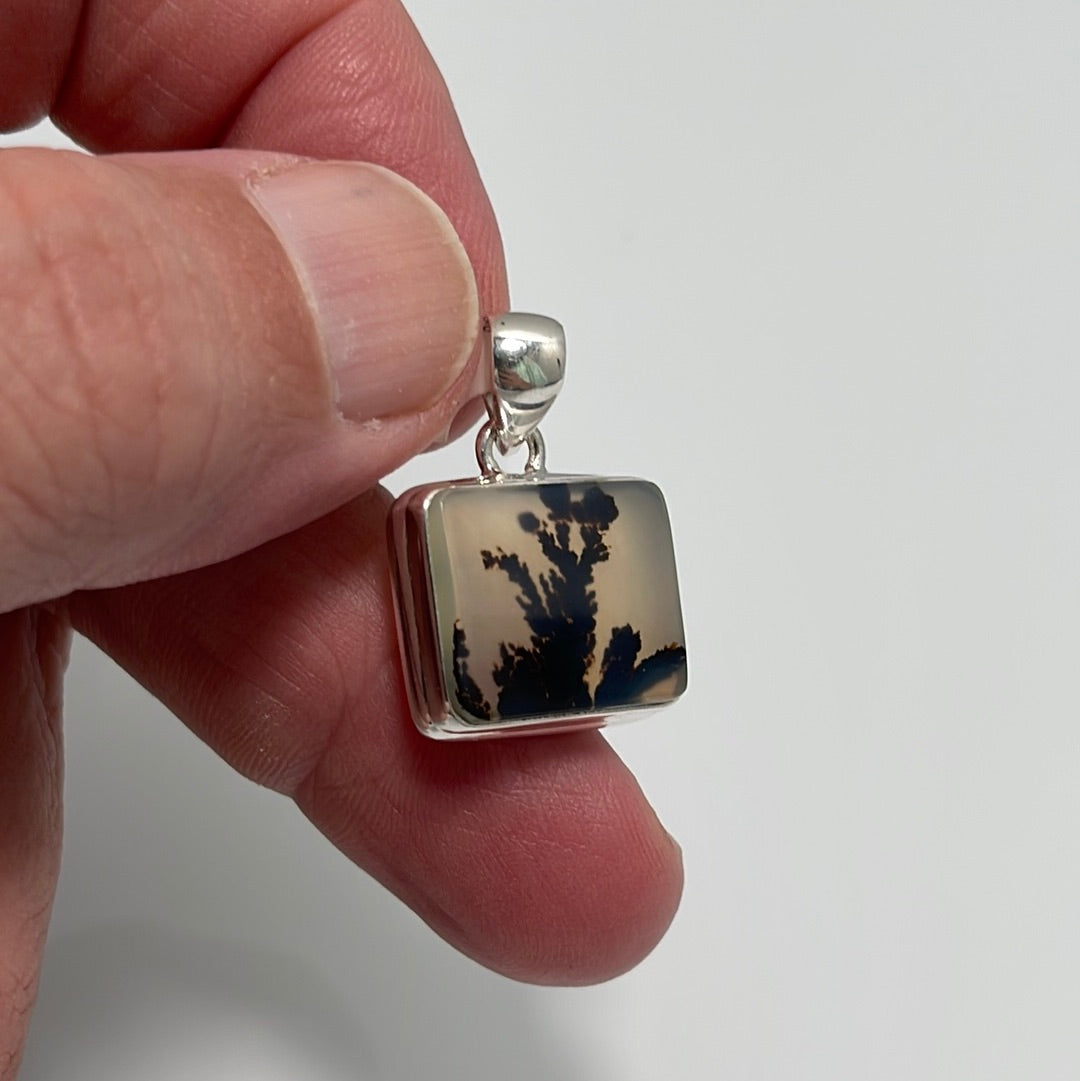 Dendritic Agate Pendant