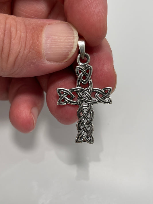 Silver Celtic Weave Pendant