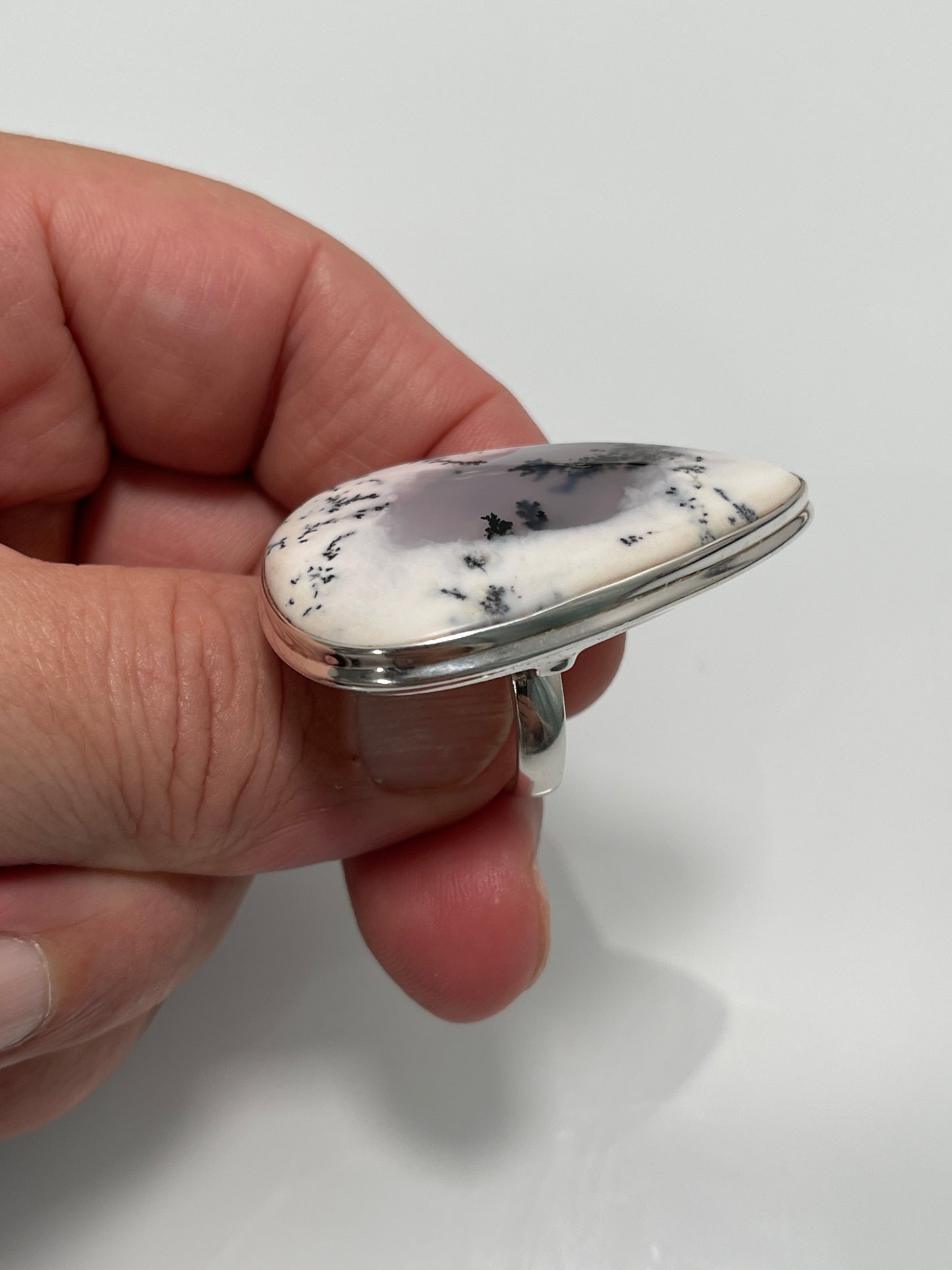 Dendrite Opal Ring sz 6