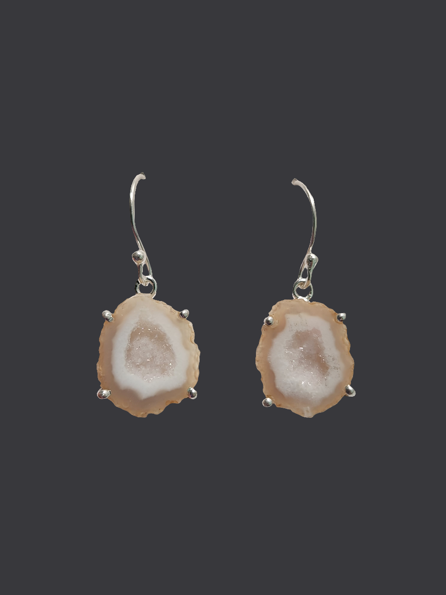 Agate Druzy Earrings