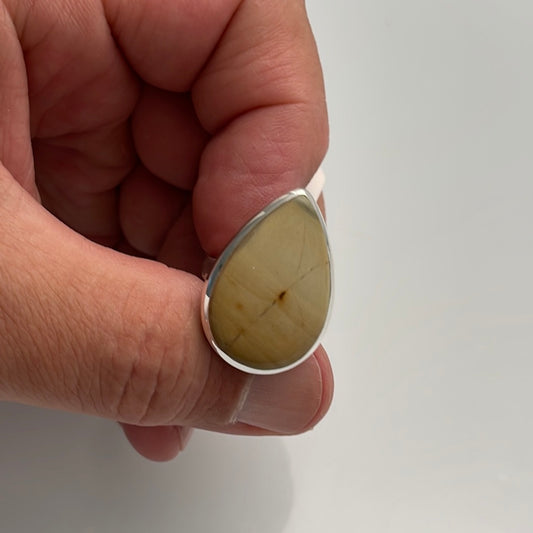 Picture Jasper Ring Size 5