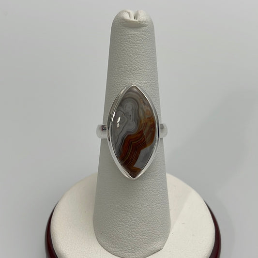 Laguna Agate Ring Size 7