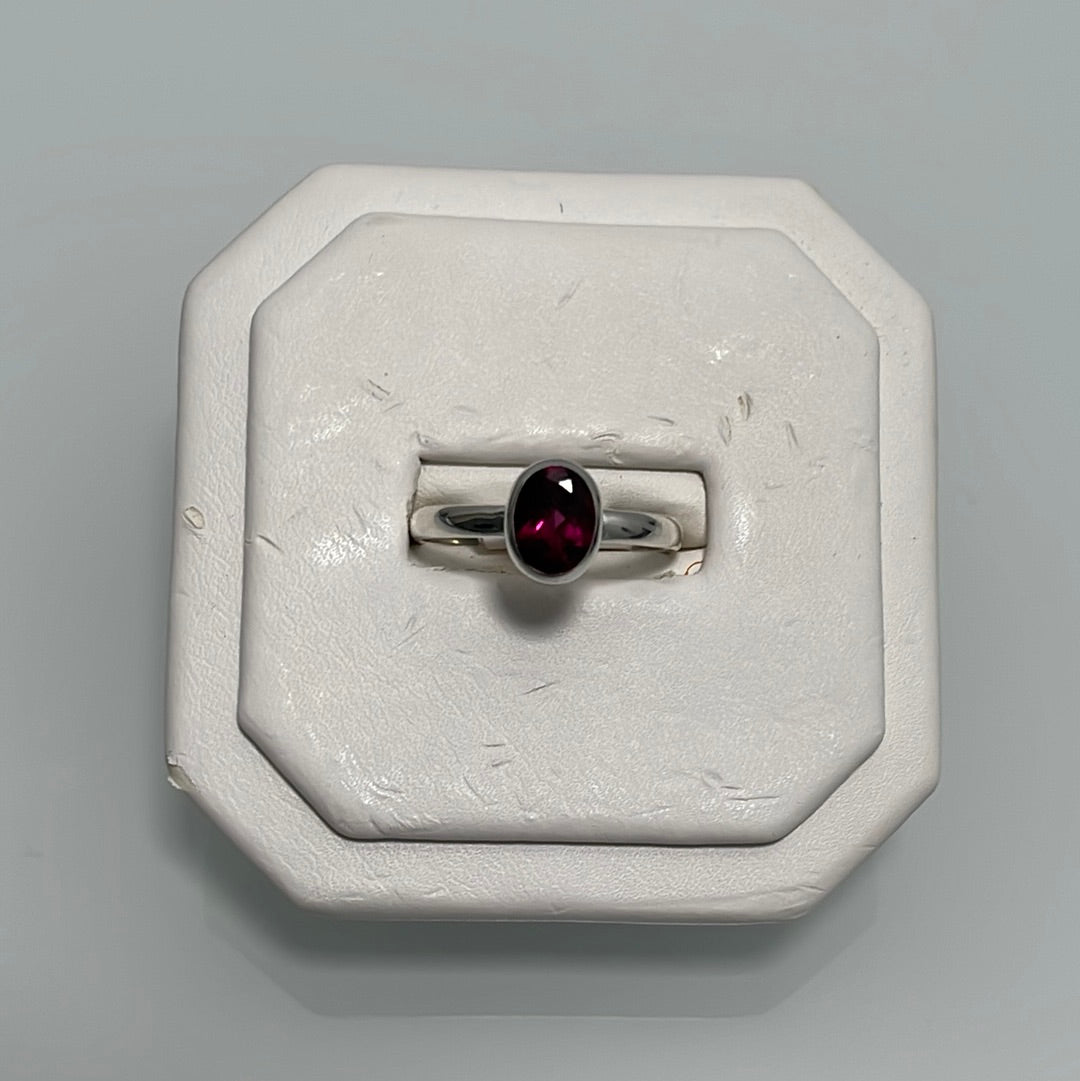 Rhodolite Garnet Ring Size 11