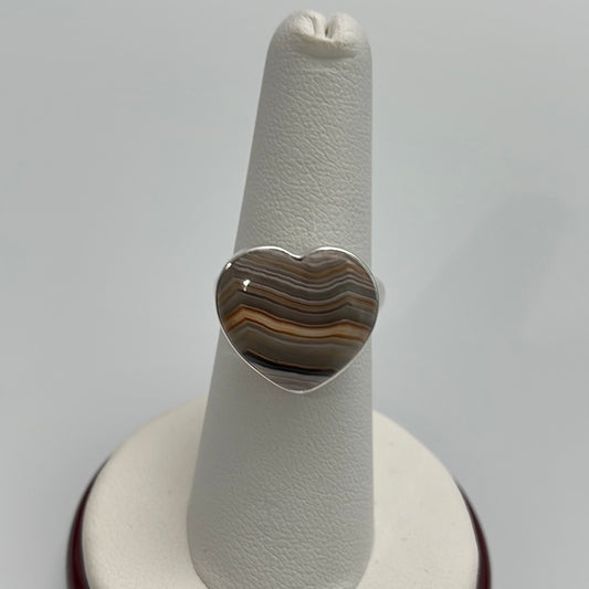 Laguna Agate Ring Size 7