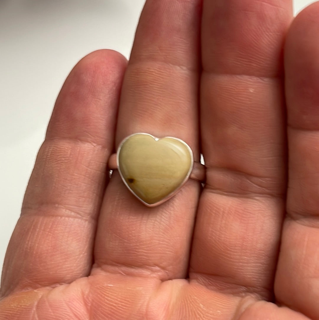 Picture Jasper Ring Size 11