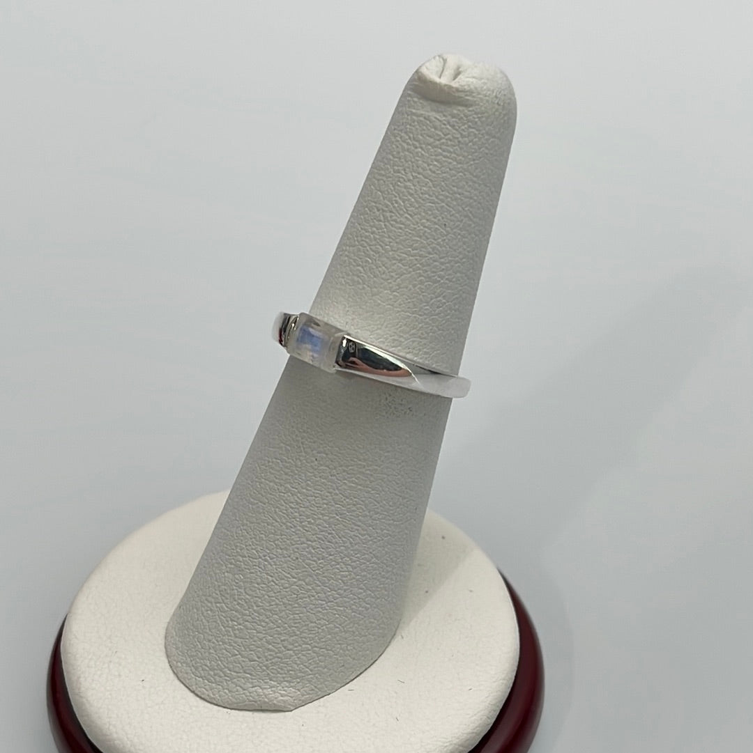 Moonstone Baguette Ring Sizes 5-10