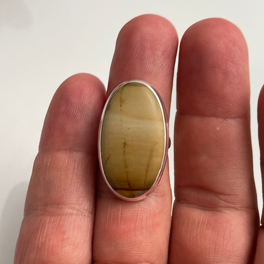 Picture Jasper Ring Size 7