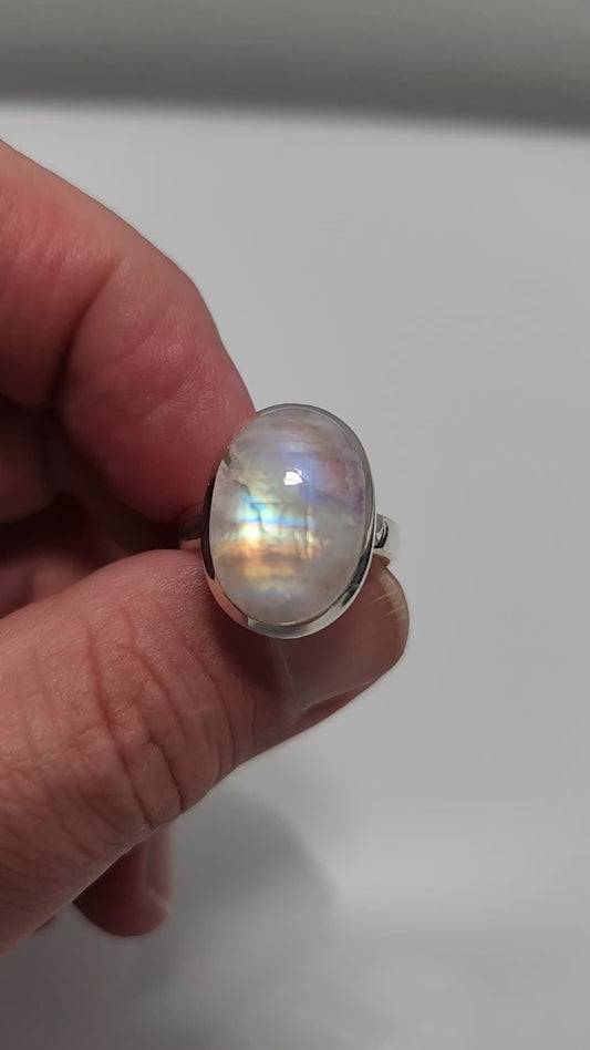 Moonstone Ring sz 9