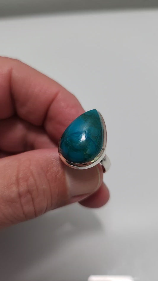 Chrysocolla Ring sz 7