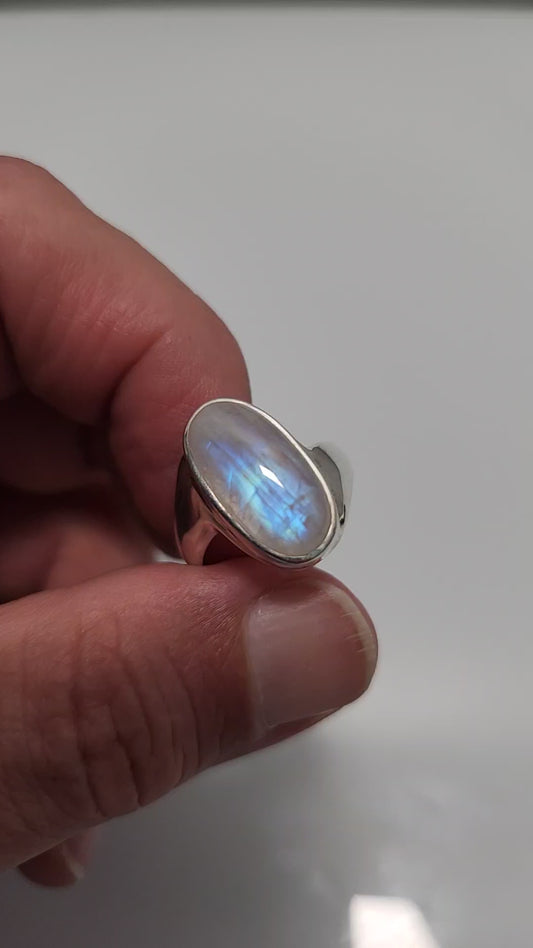 Moonstone Ring sz 9.5