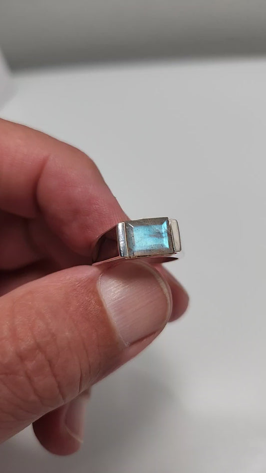 Labradorite Ring sz 8