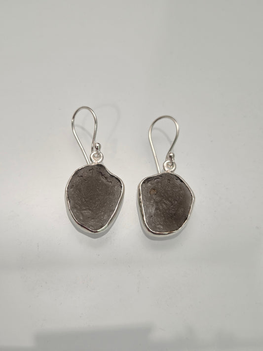 Pearl of Fire Tektite Earrings