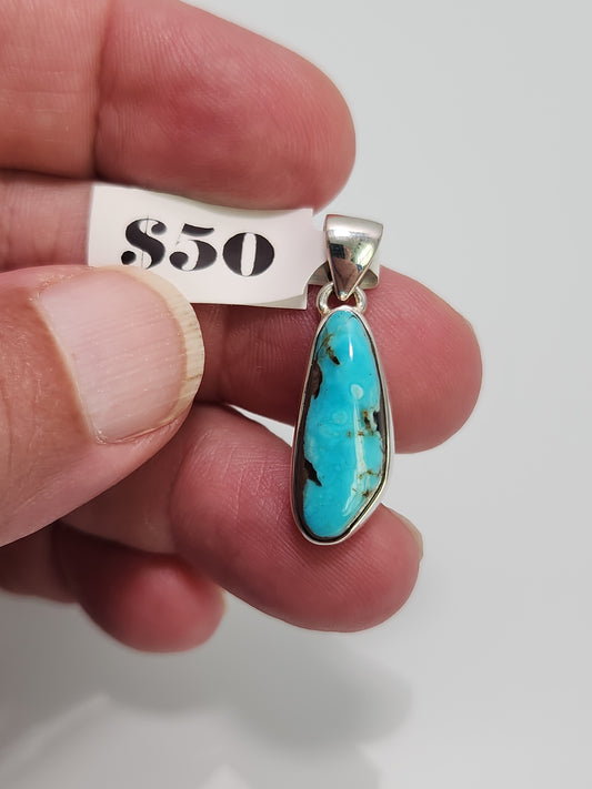 Kingman Turquoise Pendant