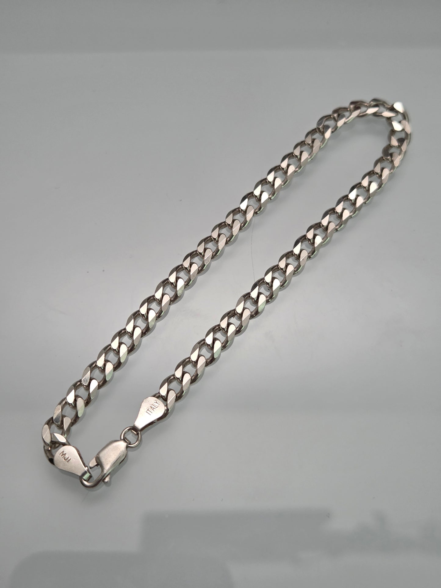 5mm Pave Curb Bracelet 9"