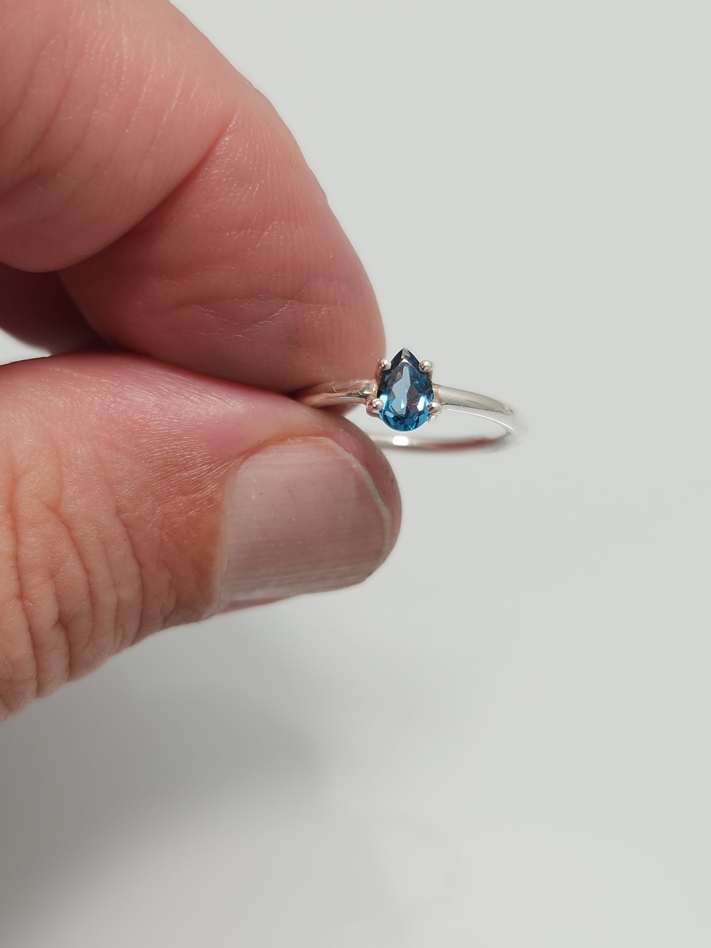 London Blue Topaz Ring sz 5