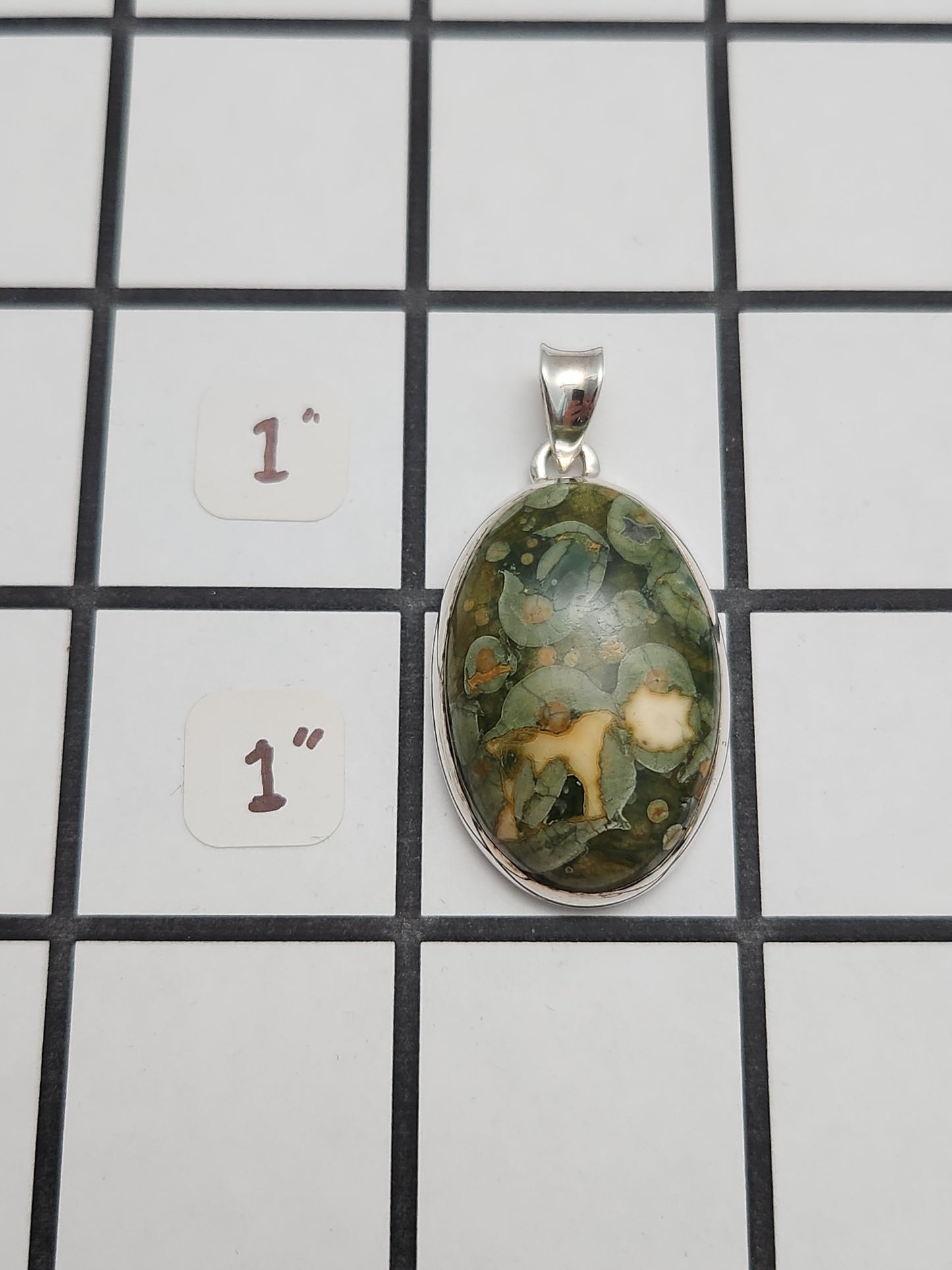 Rainforest Rhyolite Pendant