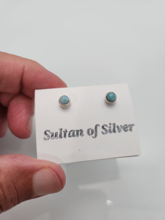 Larimar Studs