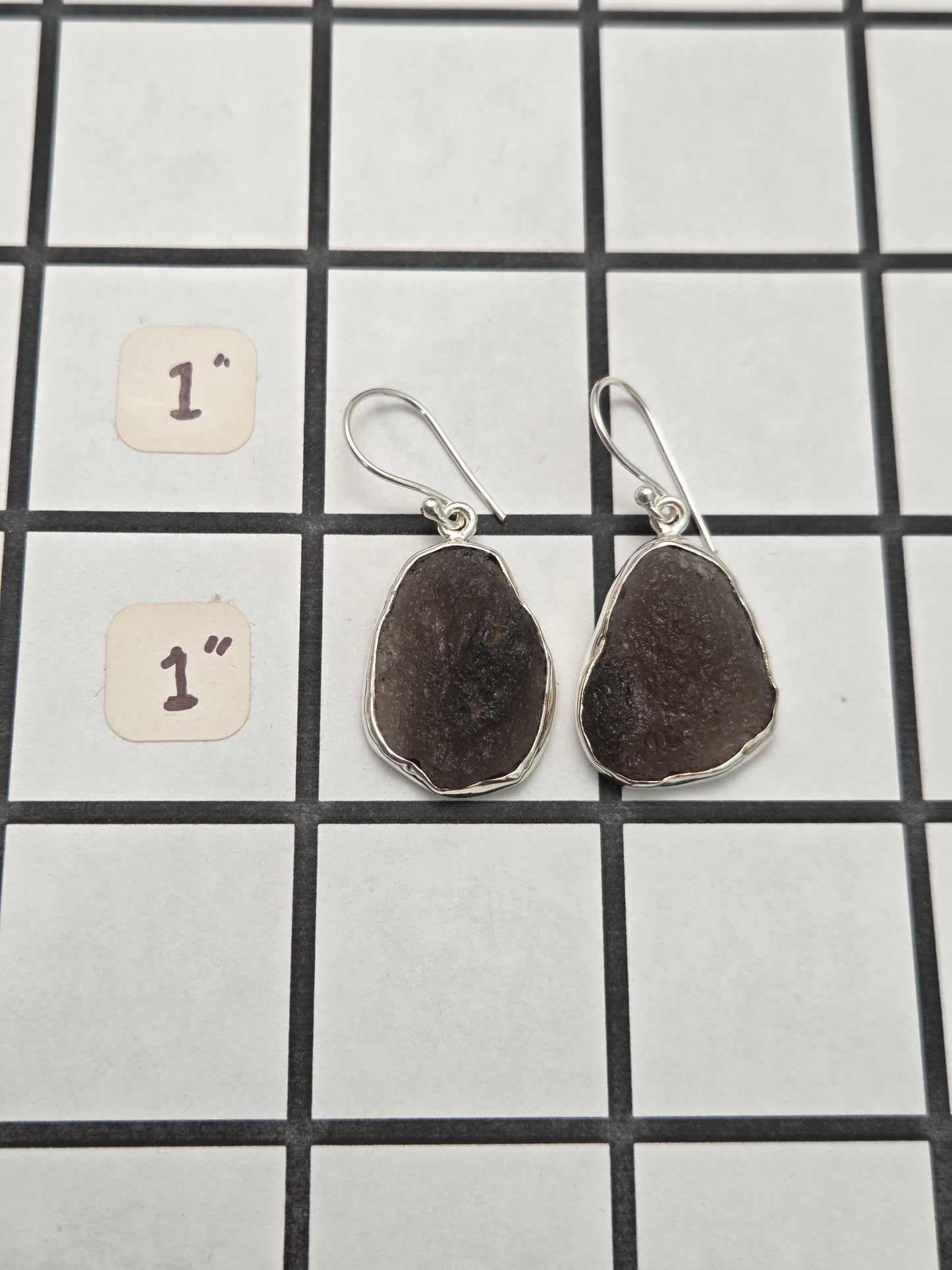 Pearl of Fire Tektite Earrings