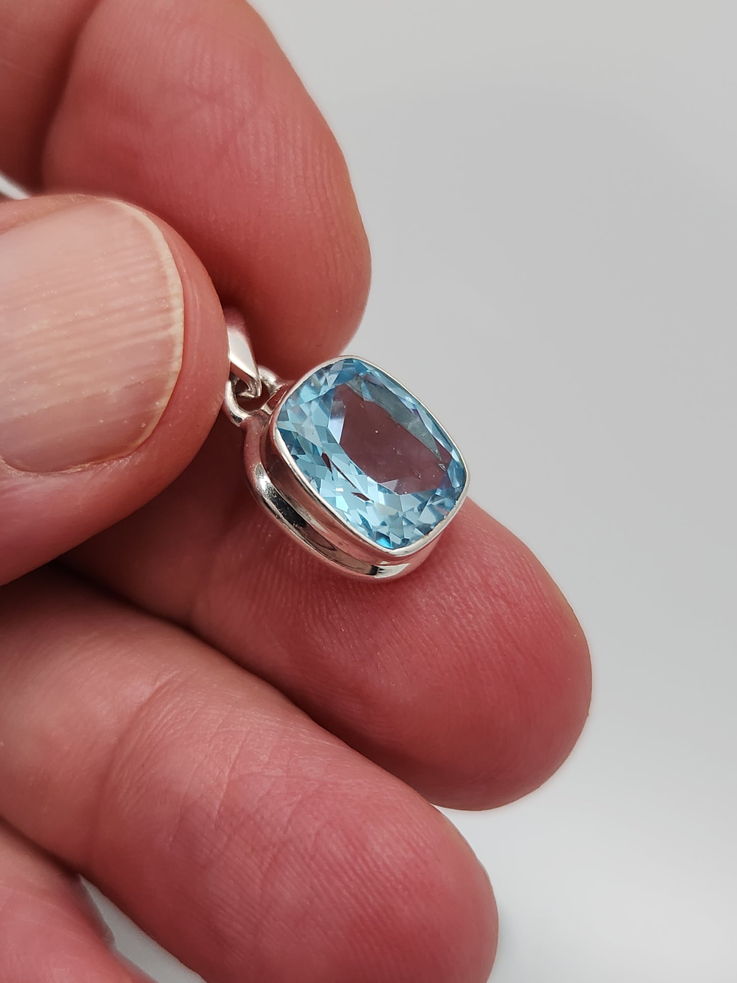 Blue Topaz Pendant