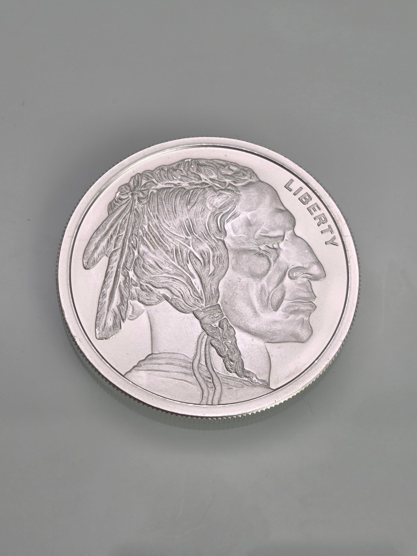 .999 Pure Silver One Ounce Coin Buffalo