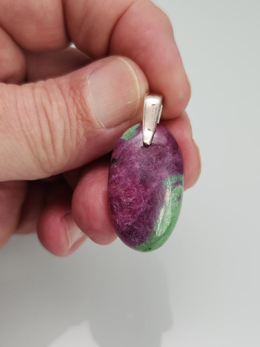 Ruby Zoisite Pendant