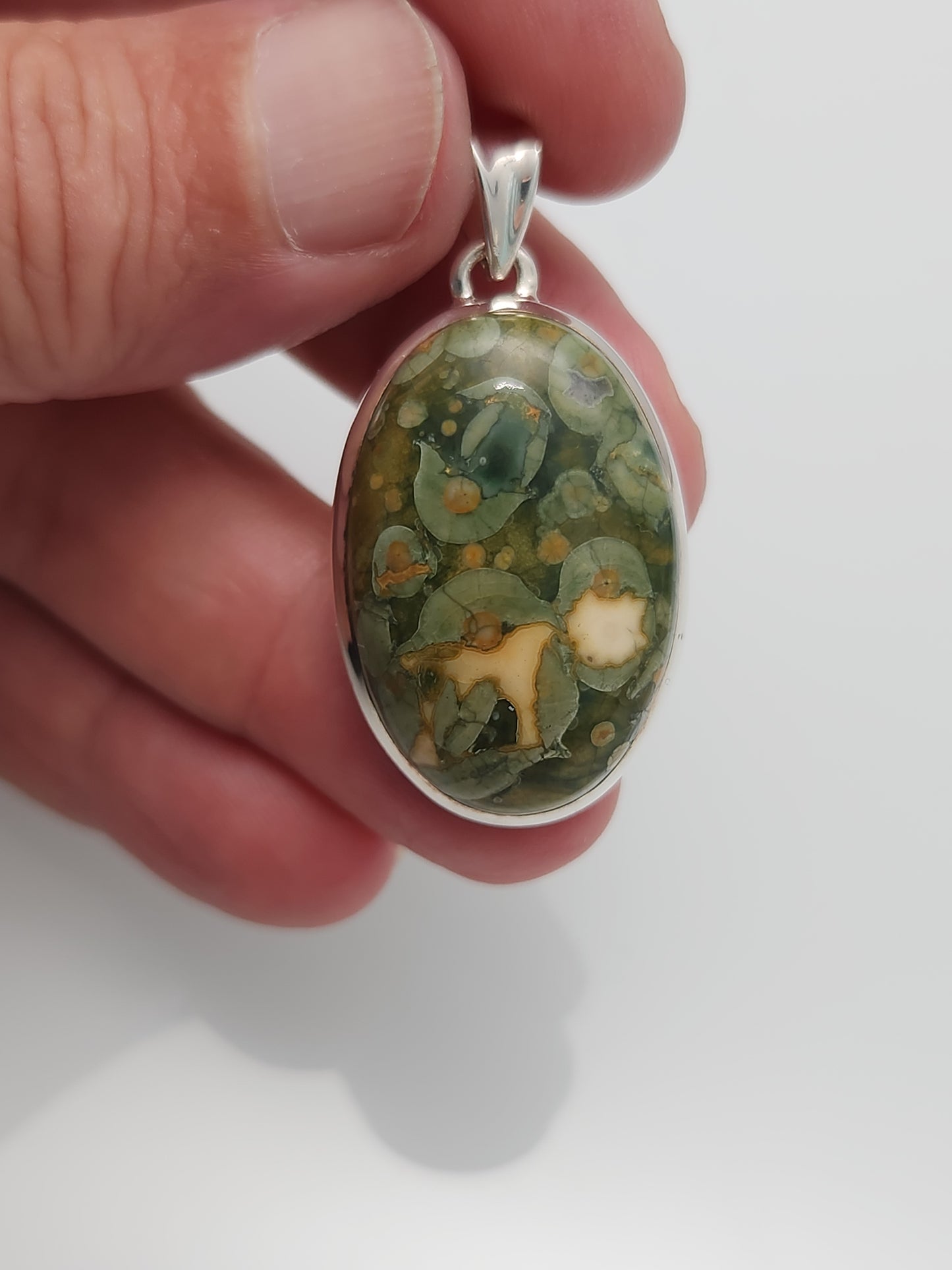 Rainforest Rhyolite Pendant