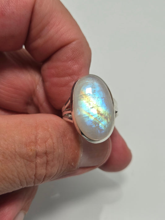Moonstone Ring sz 8