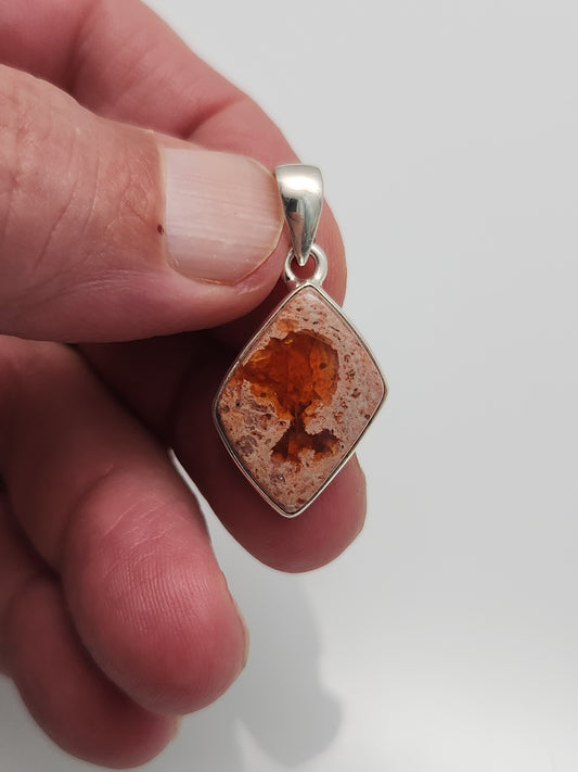 Fire Opal Pendant