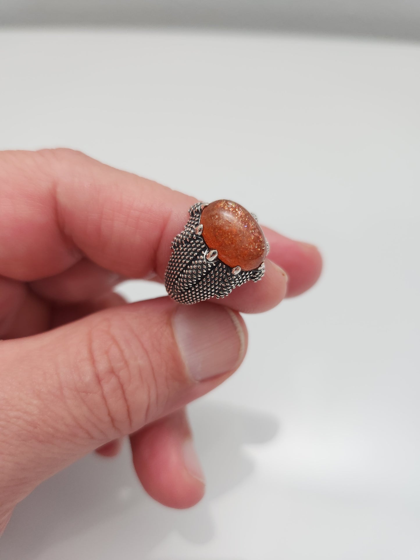 Sunstone Ring sz 9.5