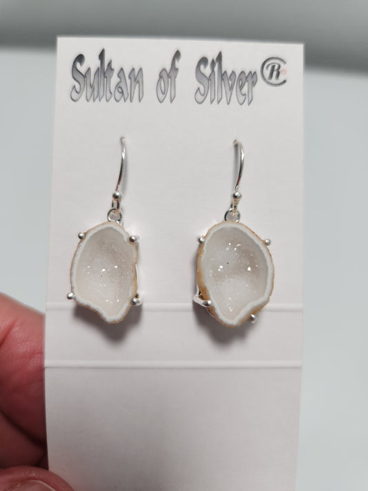 Agate Druzy Earrings