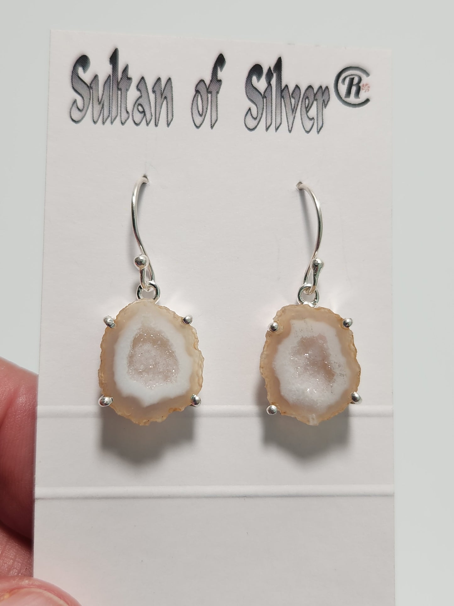 Agate Druzy Earrings