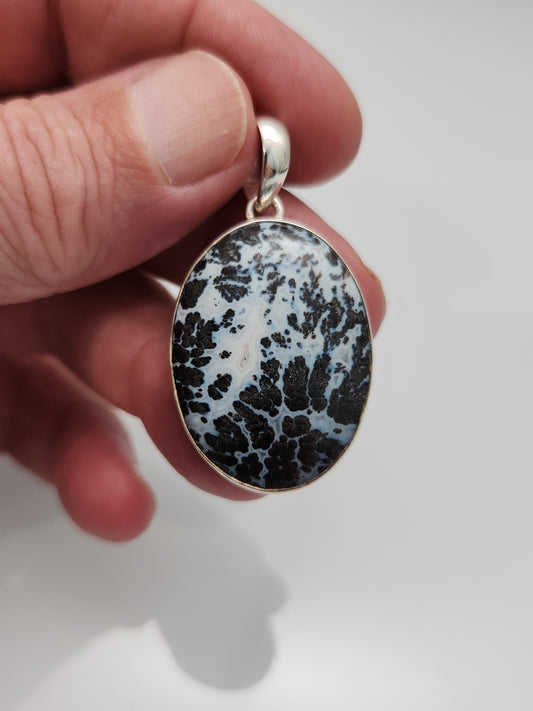Dendritic Agate Pendant