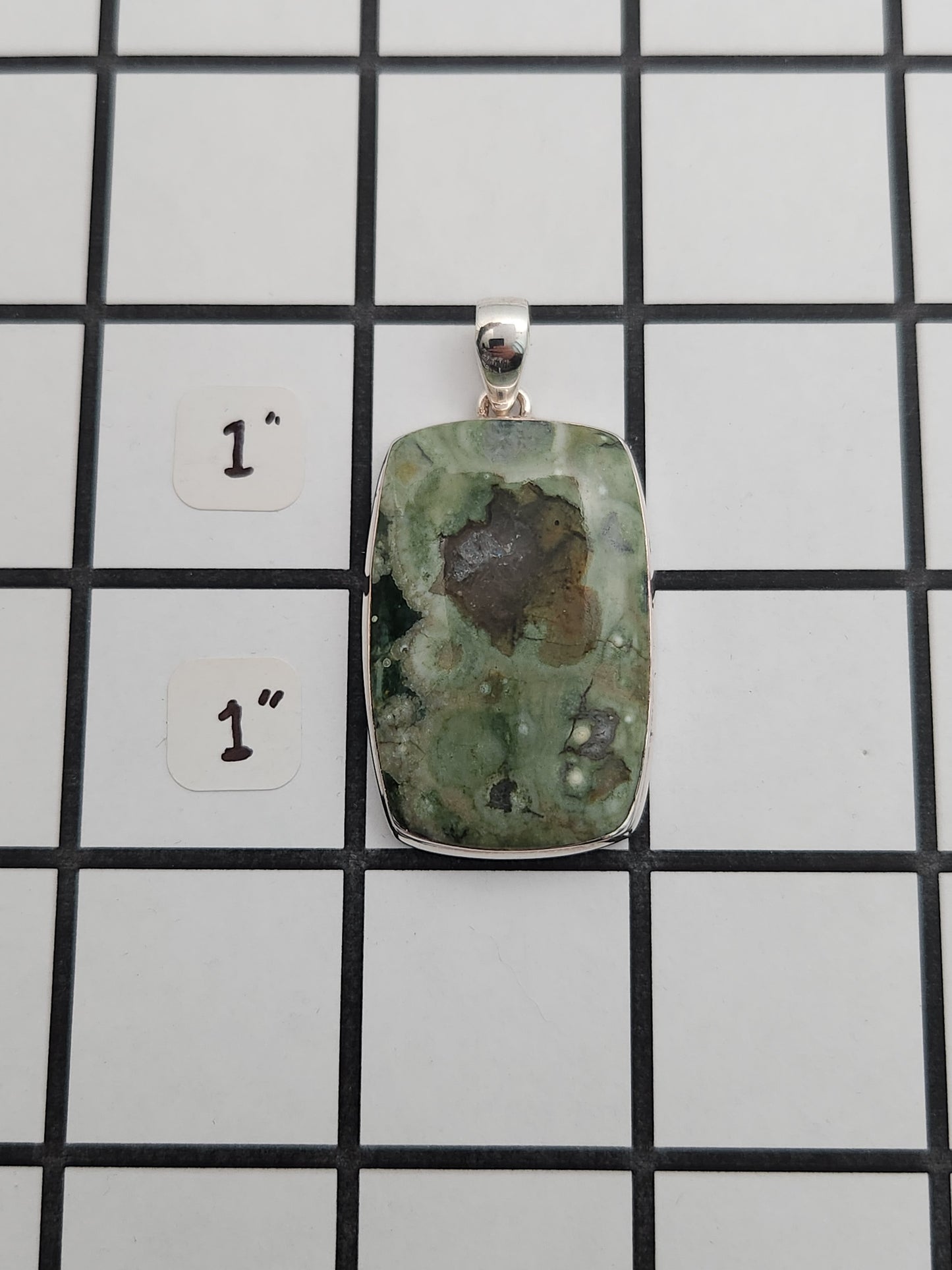 Rainforest Rhyolite Pendant