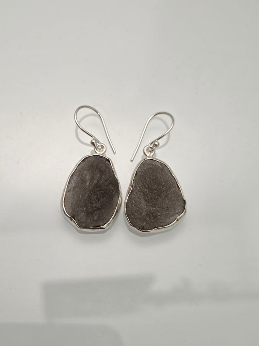 Pearl of Fire Tektite Earrings