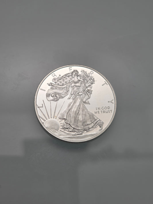 .999 Pure Silver 1/2 Ounce Liberty Coin