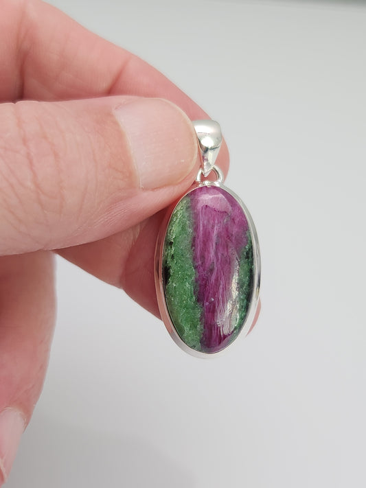 Ruby Zoisite Pendant
