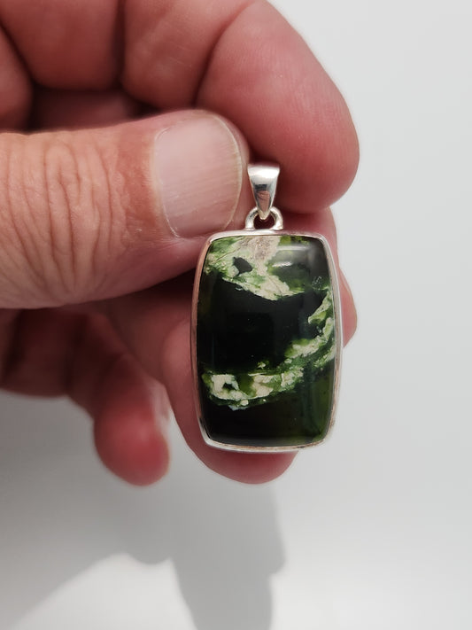 Chrome Chalcedony Pendant