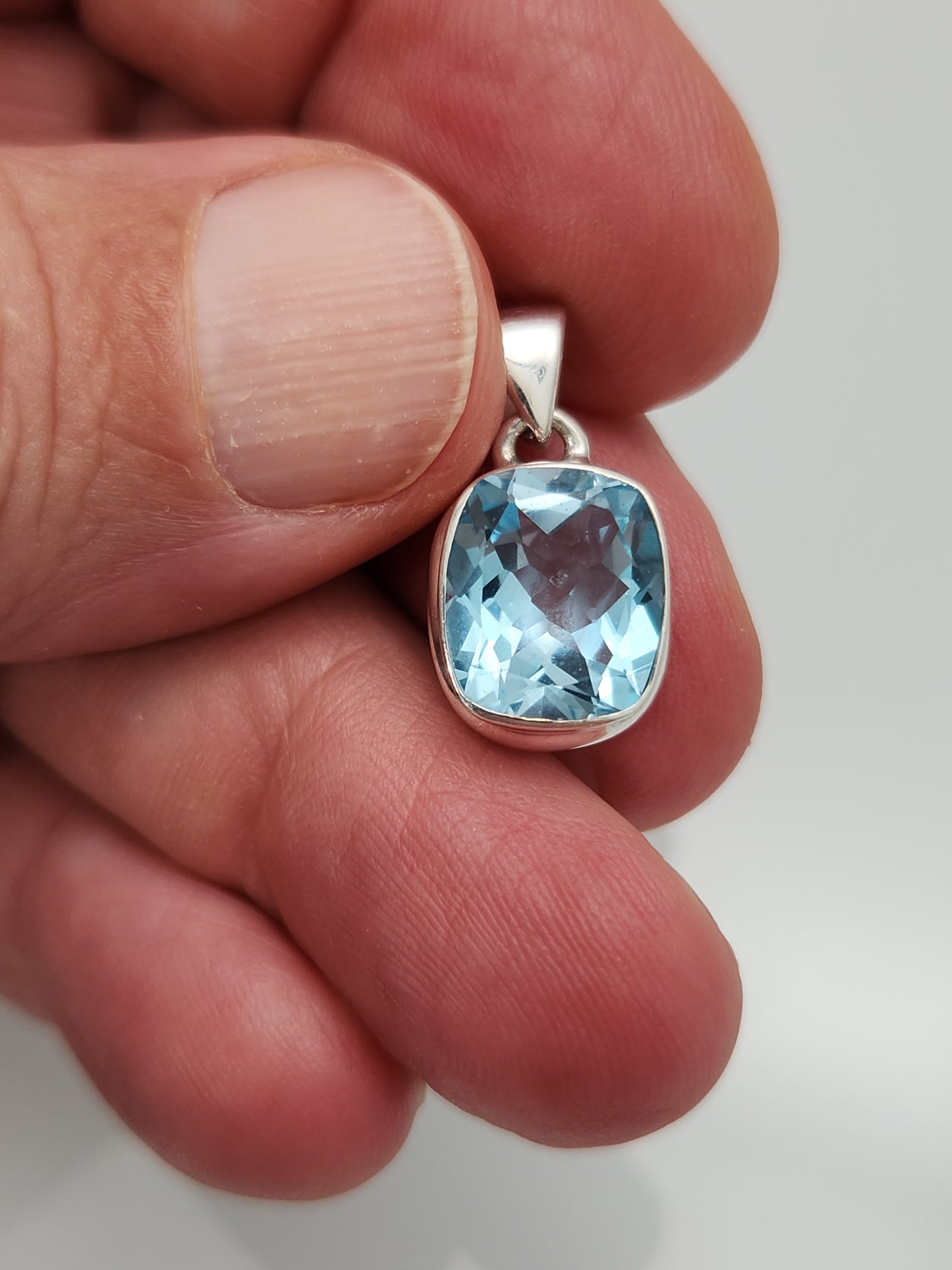 Blue Topaz Pendant