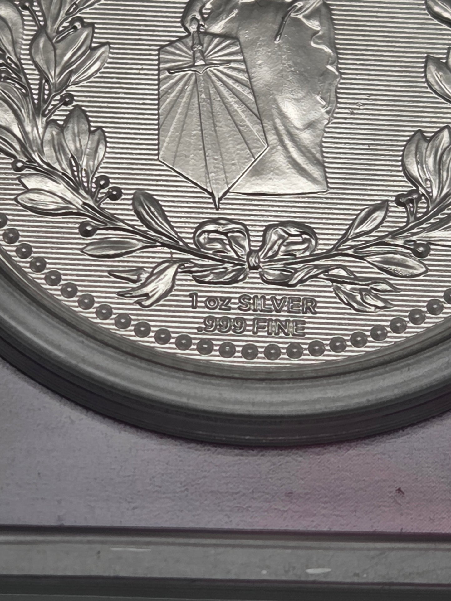 One ounce .999 silver John Wick coin