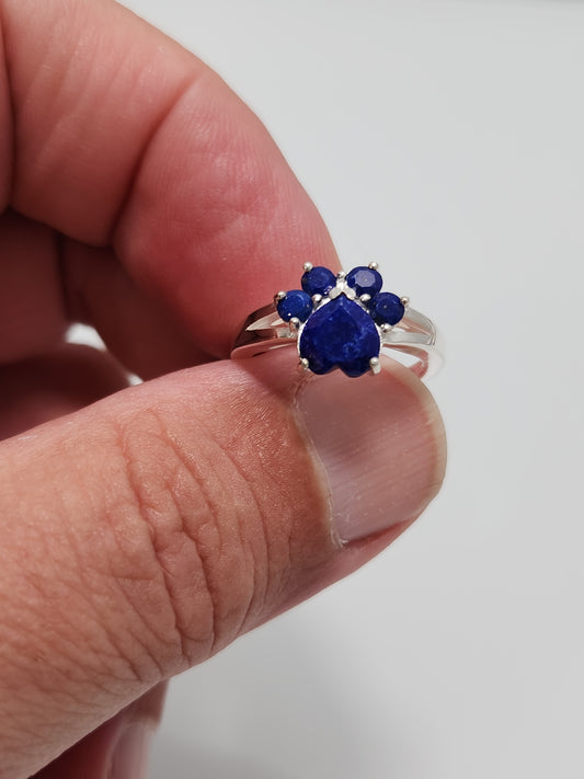 Lapis Paw 🐾 Ring sz 5-12