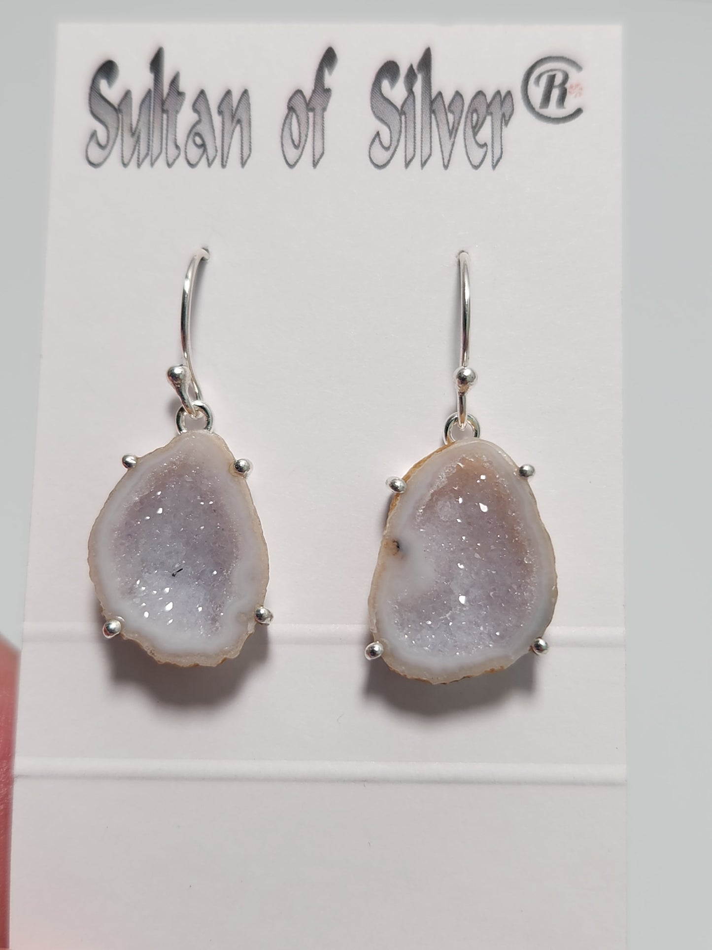 Agate Druzy Earrings