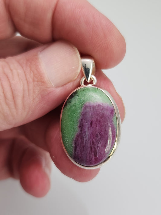 Ruby Zoisite Pendant